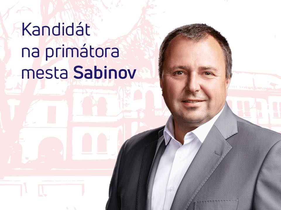 Michal Repaský - kandidát na primátora mesta Sabinov