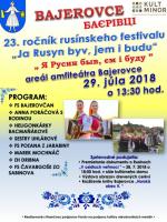 23. ročník rusínskeho festivalu - Bajerovce